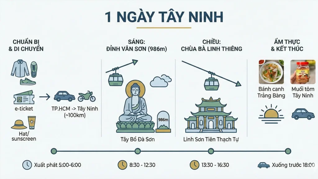 1 ngay tay ninh núi bà Đen